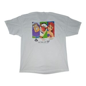 Vintage 90s Disney Buzz Lightyear, Tigger, The Little Mermaid Movie Promo Shirt